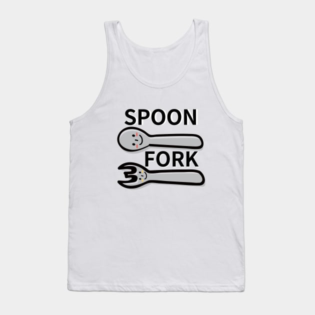 smile spoon and fork Tank Top by zzzozzo